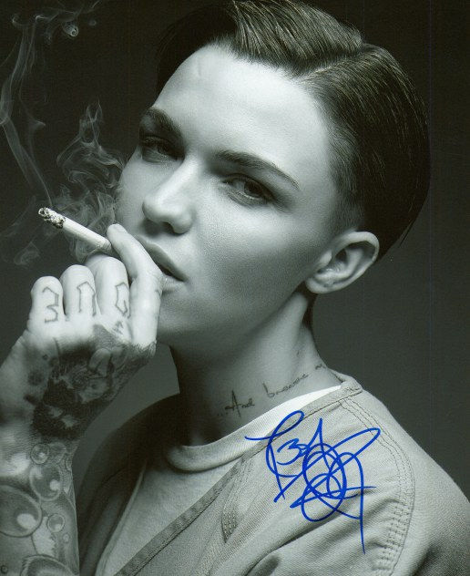 Ruby Rose from Orange Is The New Black Signed 8x10 Photo