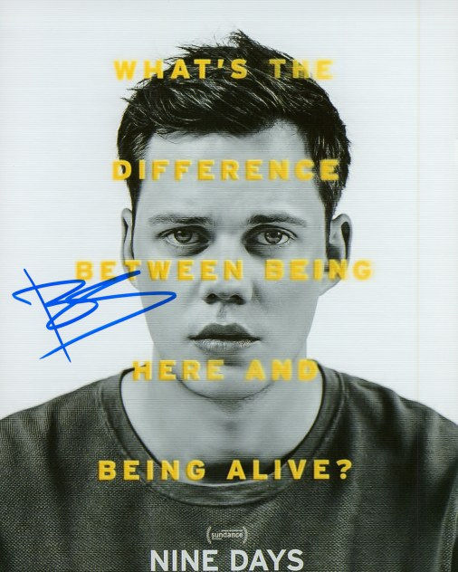 Bill Skarsgard from Nine Days Signed 8x10 Photo