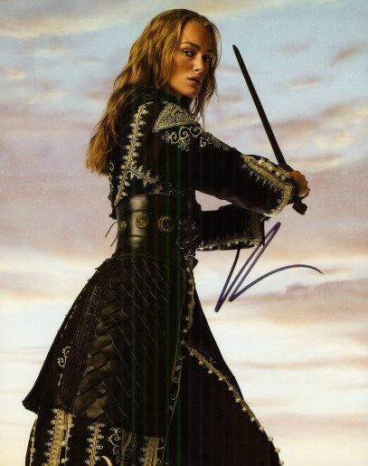 Keira Knightley - Pirates Of The Caribbean Signed 8x10 Photo