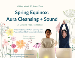 Spring Equinox: Aura Cleansing + Sound