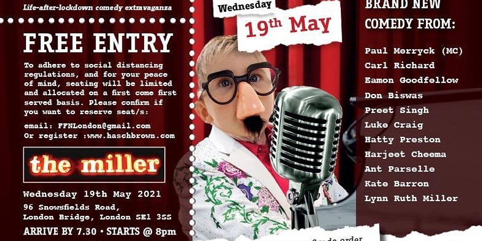 Funny For Nothing - SOLD OUT! - good news...next week THU 27TH!!