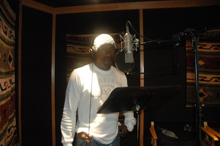 In Studio. I love voice over work.