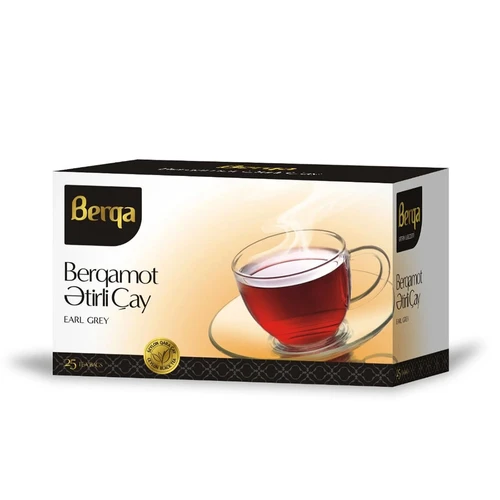 Berqa Earl Grey Bergamot Flavored Black Tea - 25 Tea Bags | KOCH ...