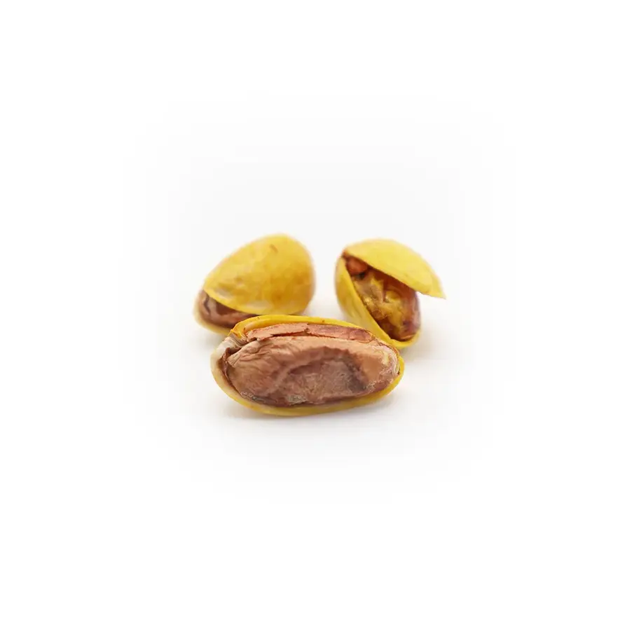 Dry-roasted Ahmad Aghaei pistachios with lemon seasoning, crisp and tangy.
