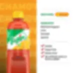 Bottle of Tajin Fruity Chamoy Hot Sauce, 15.38 Fl Oz with sweet and tangy flavors.