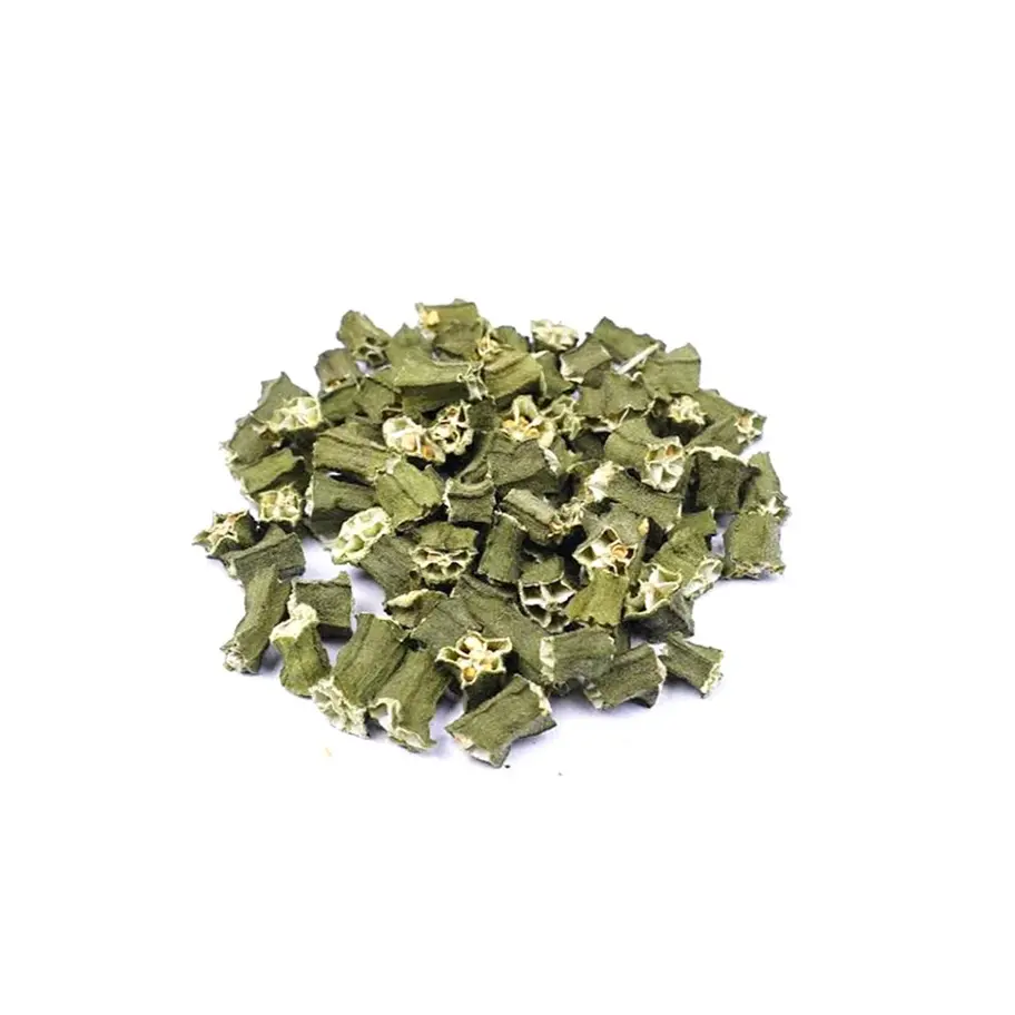 Dried okra nutrient-rich vegetable for soups, stews, and Middle Eastern dishes.