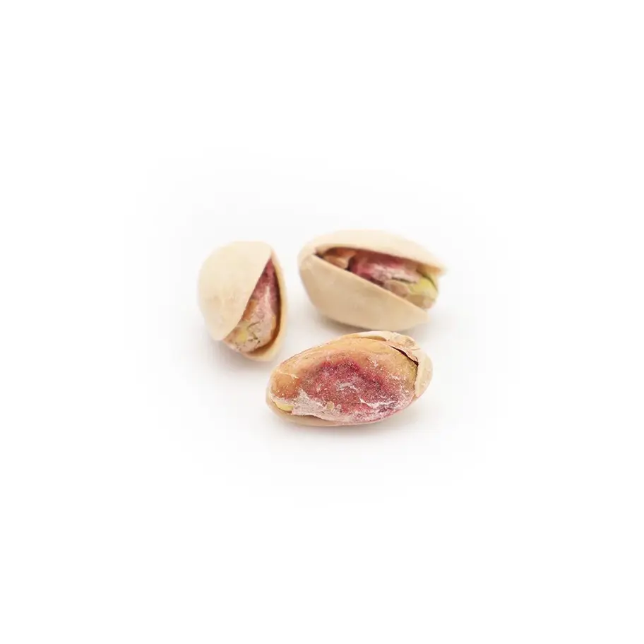 Dry-roasted Ahmad Aghaei pistachios lightly salted and nutrient-rich.