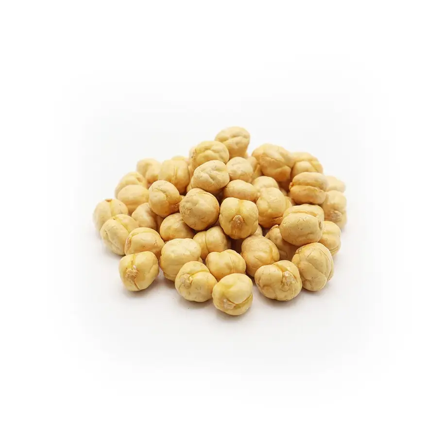Dry-roasted Iranian chickpeas crunchy, protein-rich snack.