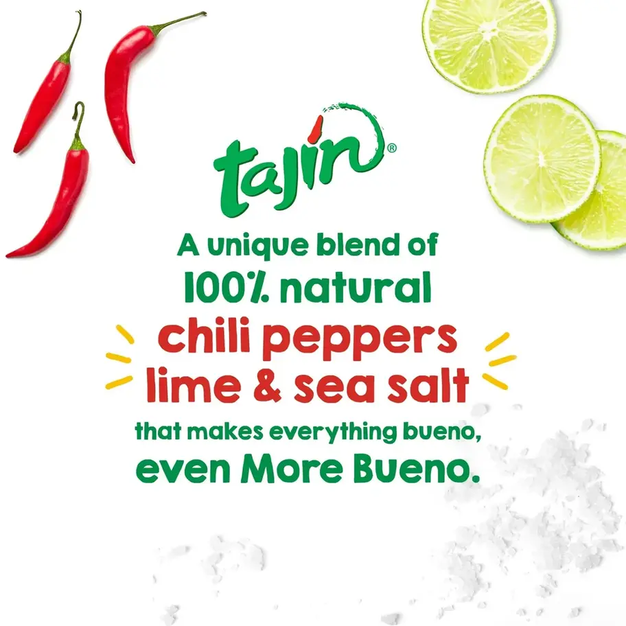 Mini Tajin Clasico Seasoning, 3.5 OZ (100G), convenient size for flavor on the go.