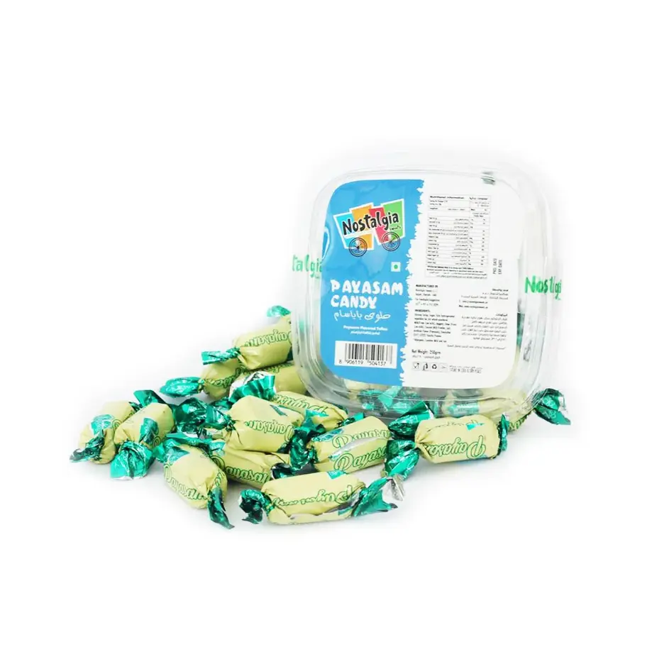 Nostalgia Sweets Payasam Candy 250 G, classic handmade candy inspired by the traditional Indian dessert.