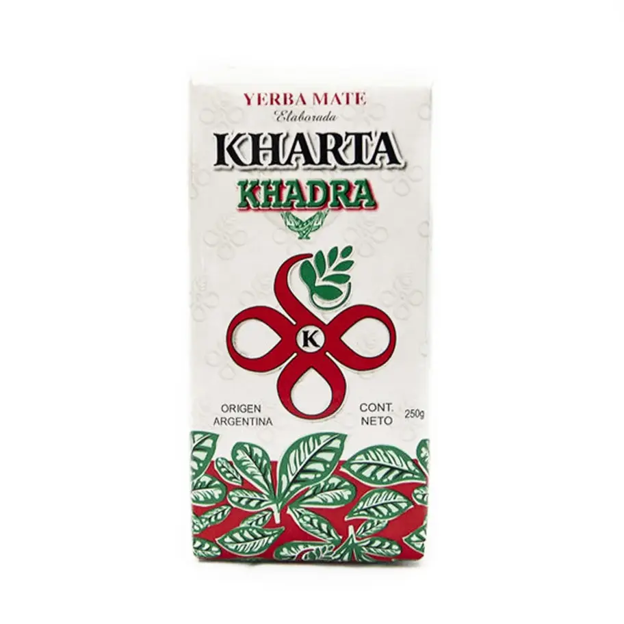 Kharta Mate White 250G – Mild and smooth Argentine yerba mate with a fresh taste.