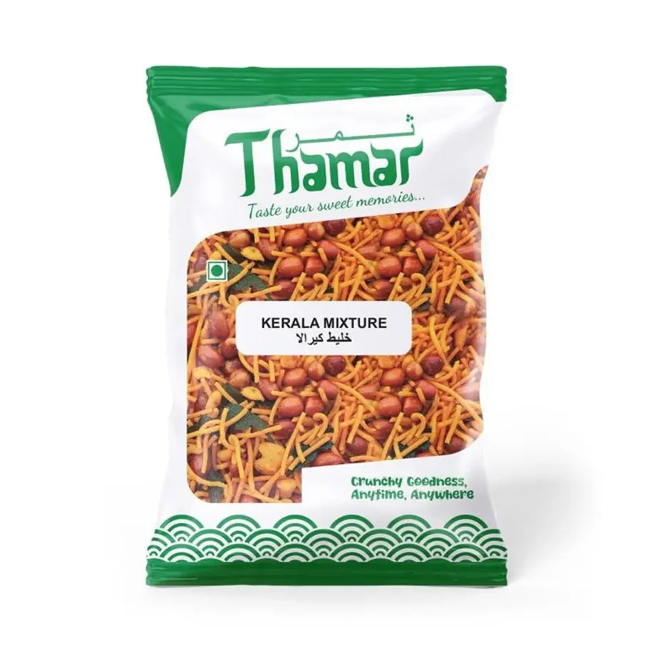 Thamar Kerala Mixture 150 GM – spicy South Indian snack blend with crunchy lentils, peanuts, and bold spices.