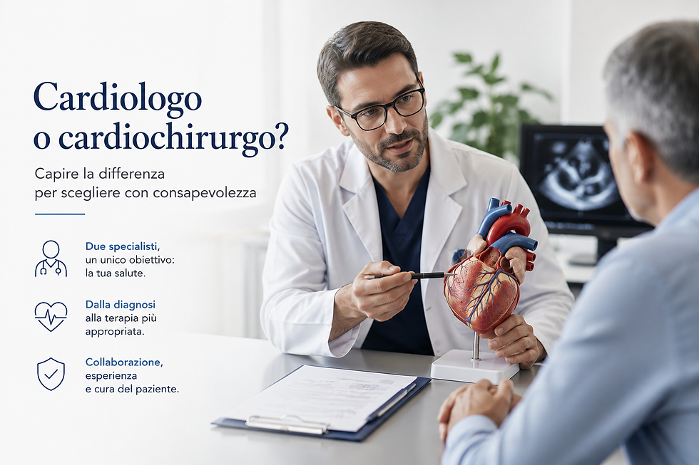 Differenza tra cardiologo e cardiochirurgo: chi consultare e quando