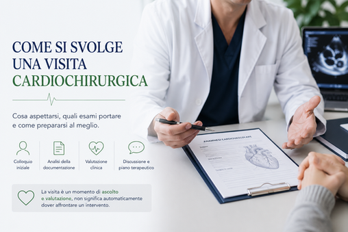 Come si svolge una visita cardiochirurgica: cosa aspettarsi e quali esami portare