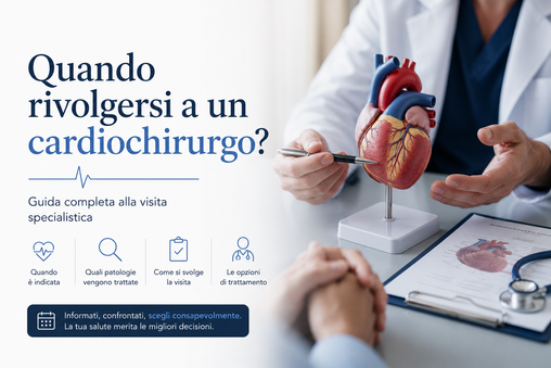 Quando rivolgersi a un cardiochirurgo? Guida completa alla visita specialistica