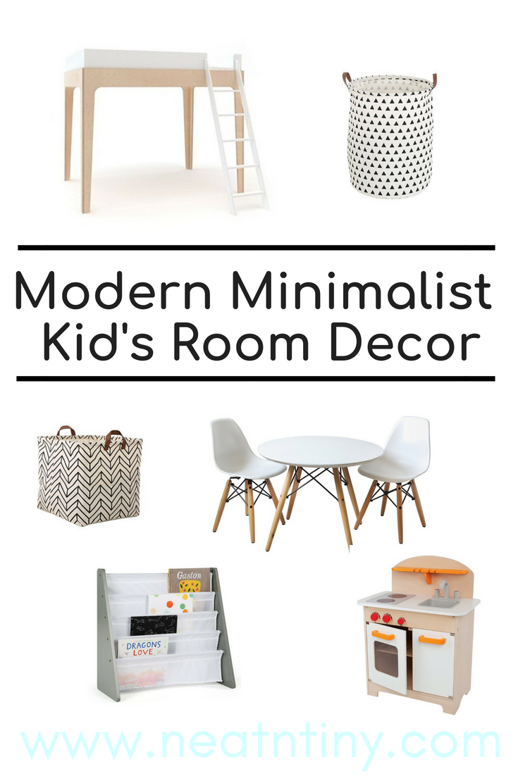 minimalist kids decor