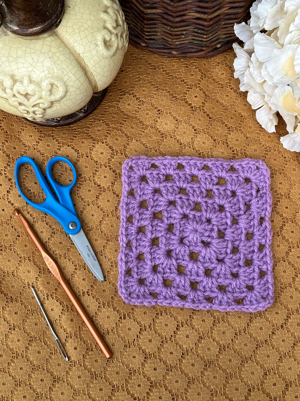 Make a Granny Square Crochet Class