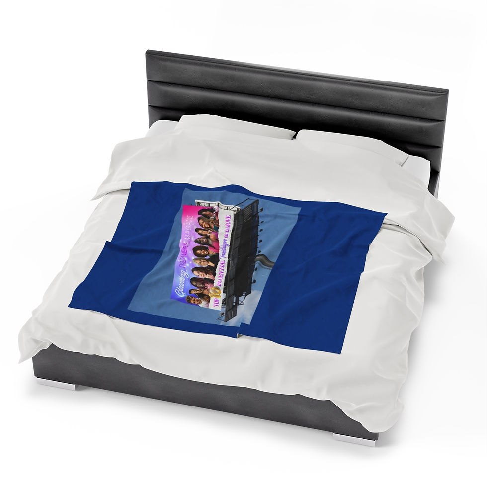 Thumbnail: Top 10 Influential Trailblazers Women on the Move Plush Blanket