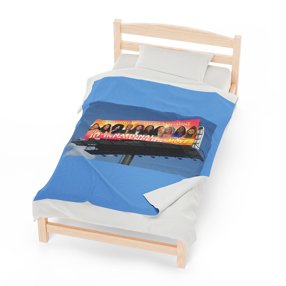 Thumbnail: Top 10 National Influencers on the Move Plush Blanket