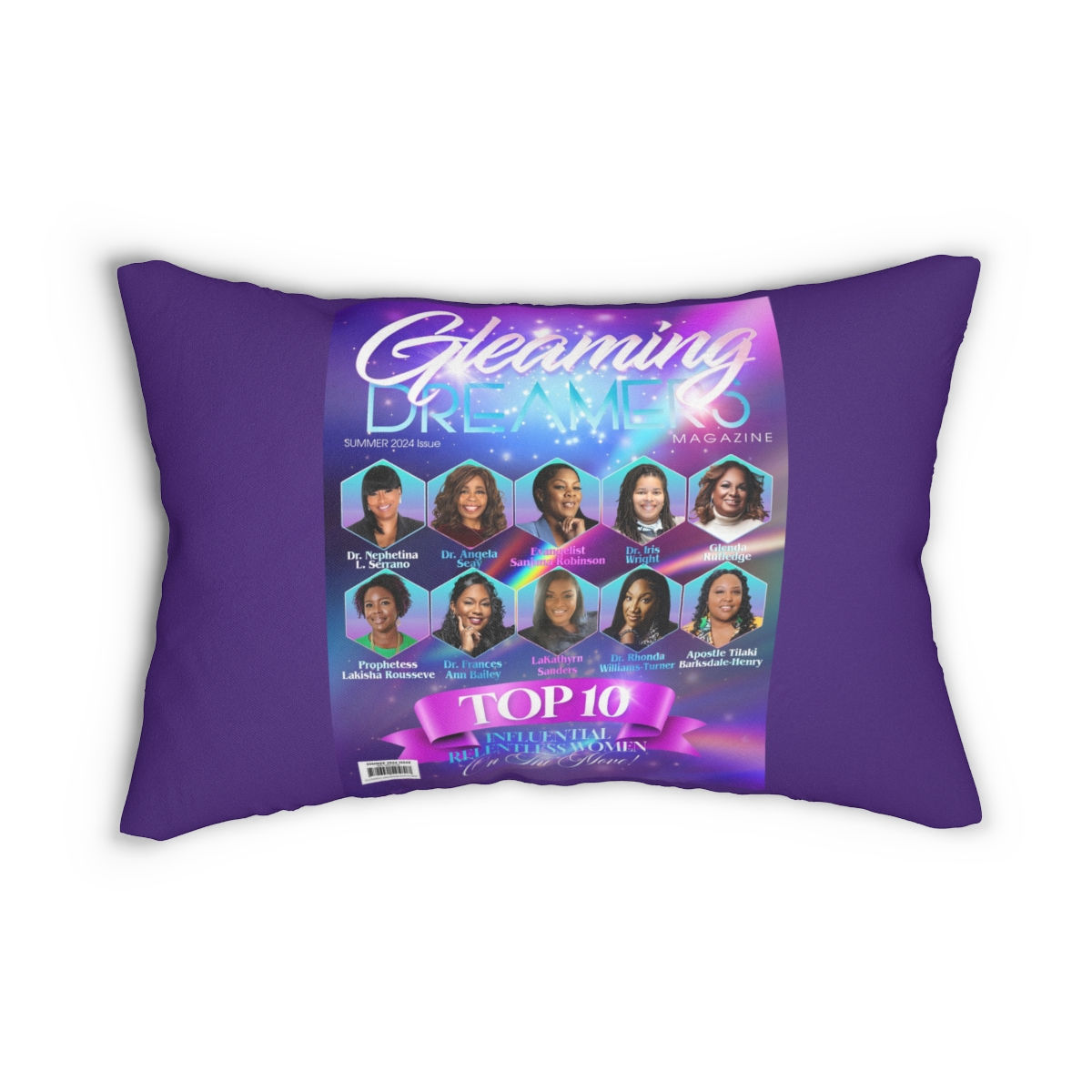 Top 10 Influential Relentless Women on the Move Spotlight Pillow