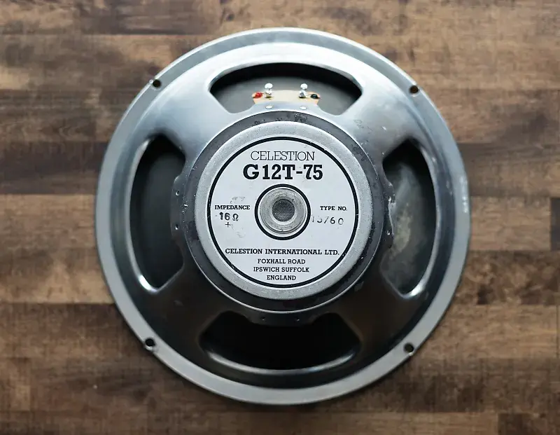 “Vented” Back Celestion G12T-75