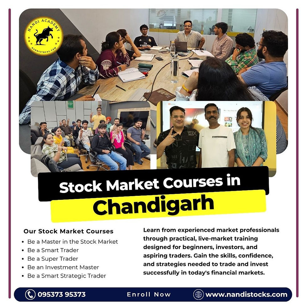 Stock Market Courses in Chandigarh: The Complete Roadmap From Learning to Practice