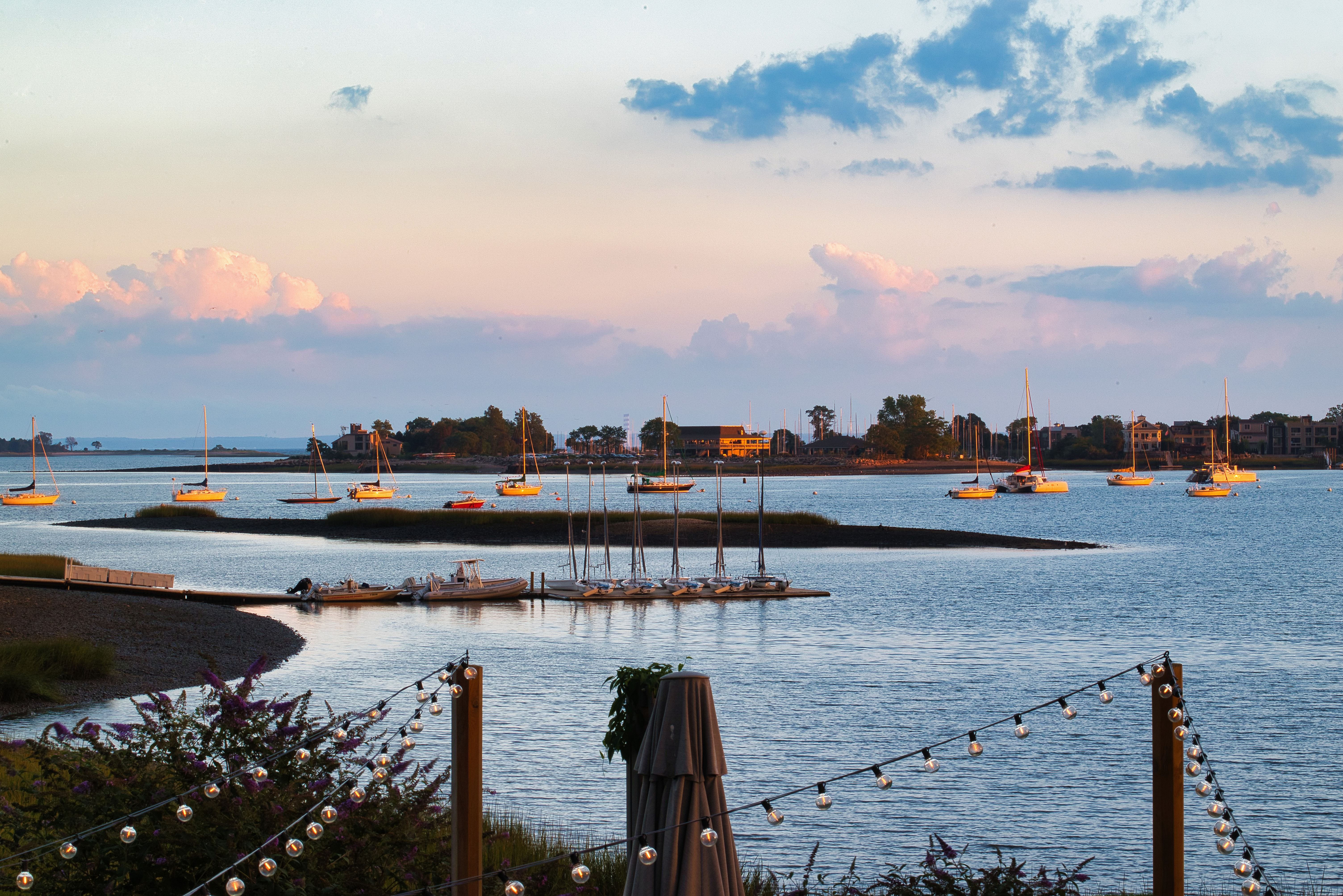 La Plage restaurant Westport CT waterfront Long Island Sound