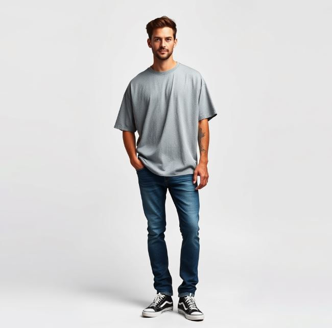 Grey Oversize T-Shirt