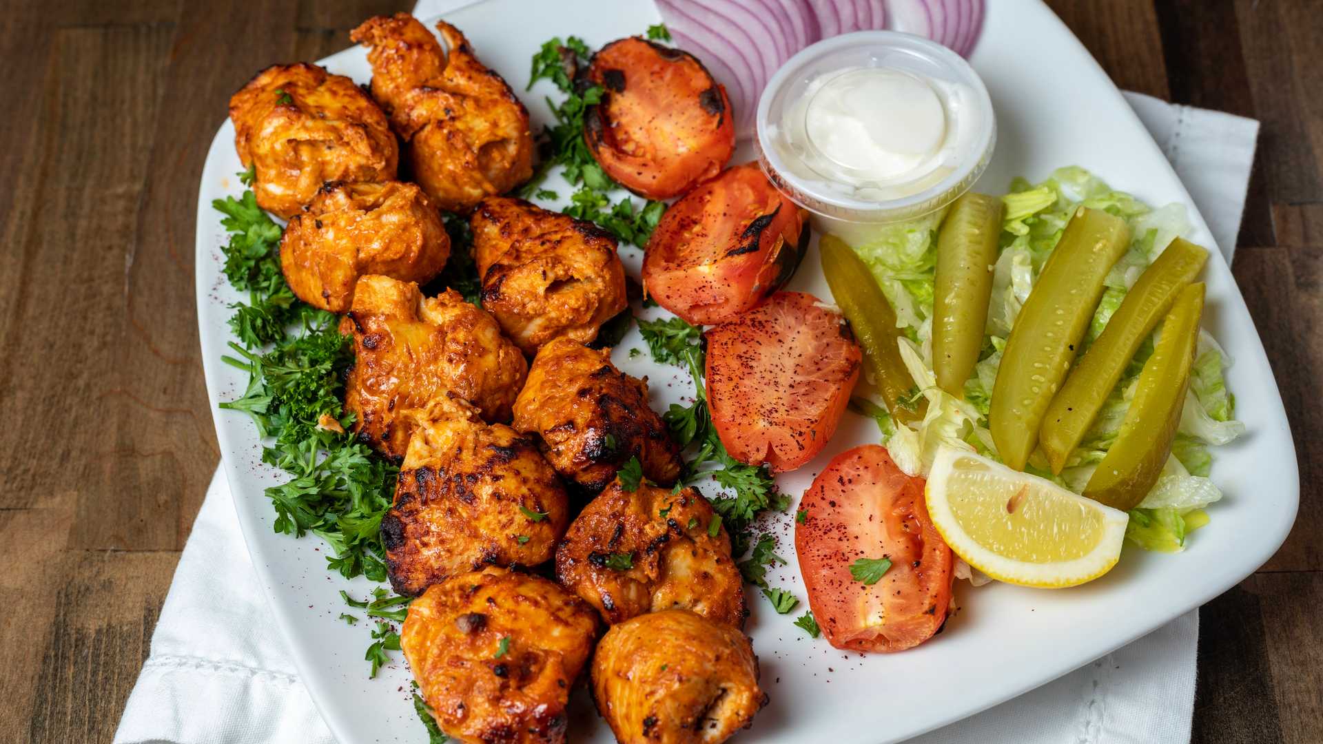 Arranged Food and Objects