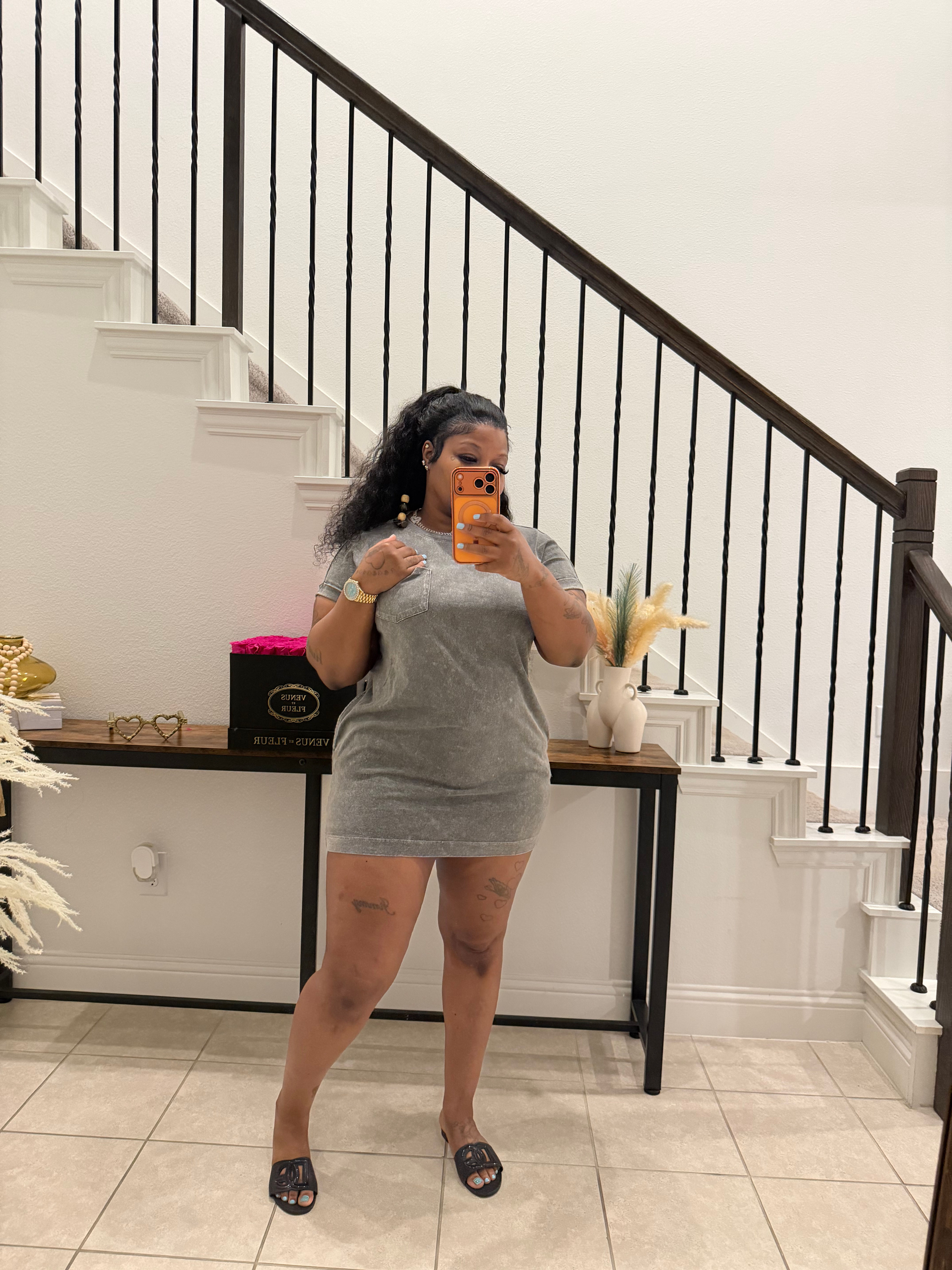 T-SHIRT DRESS (BLACK 🖤