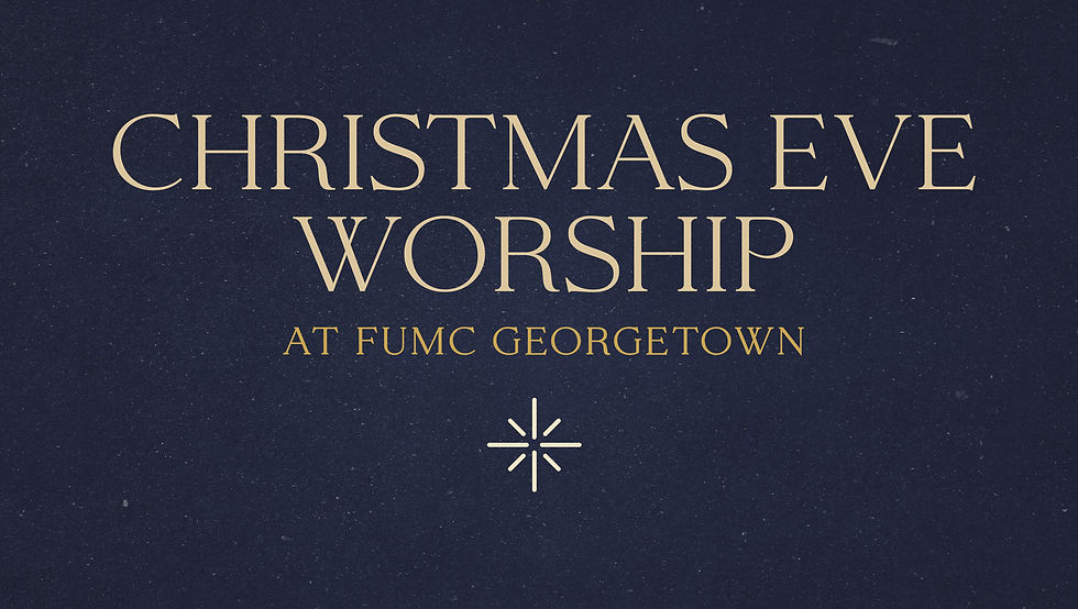 Traditional Christmas Eve Worship