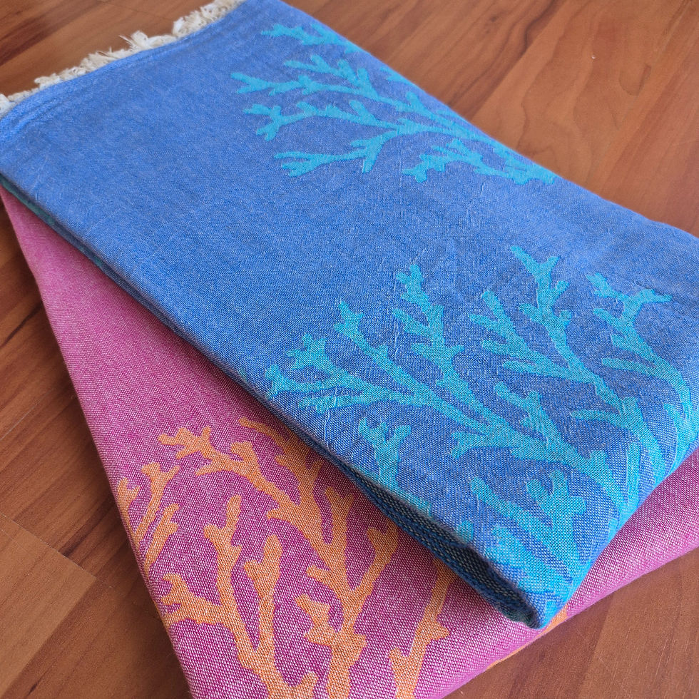 100% cotton Turkish towel — perfect for yoga classes, gym sessions, and wellness spaces.