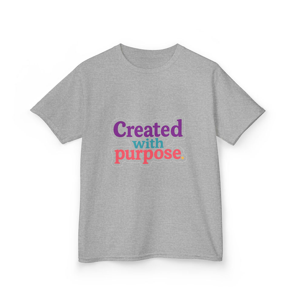 Thumbnail: Created with Purpose Kids Tee Shirt XS-XL