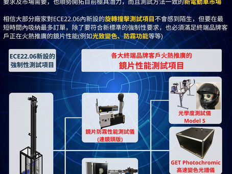 歐盟新標準ECE22.06發佈在即