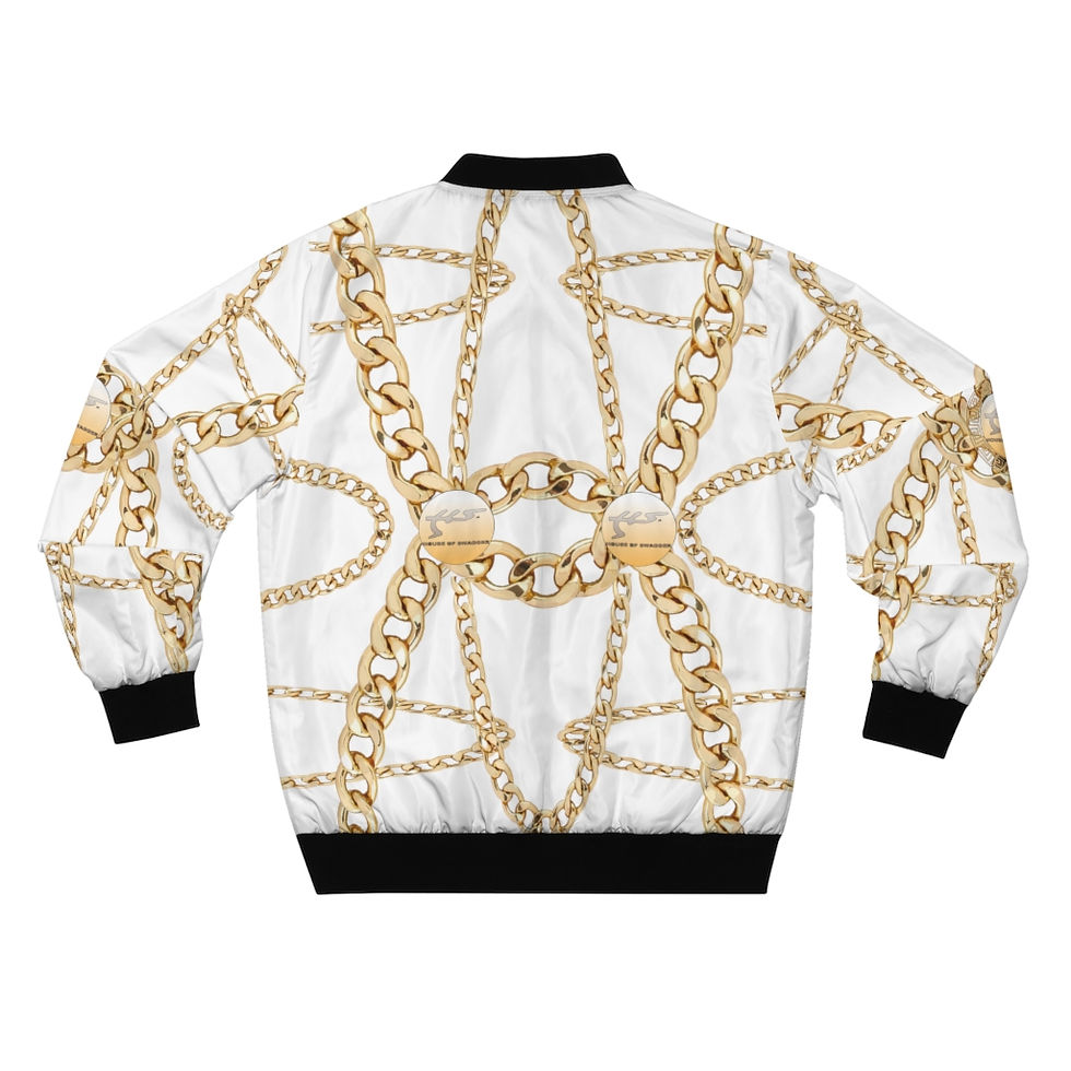Miniatura: Off the Chain White Bomber Jacket