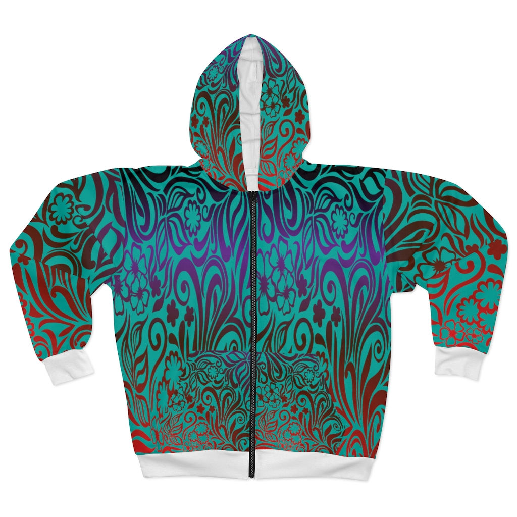 Thinking in Color Zip Hoodie