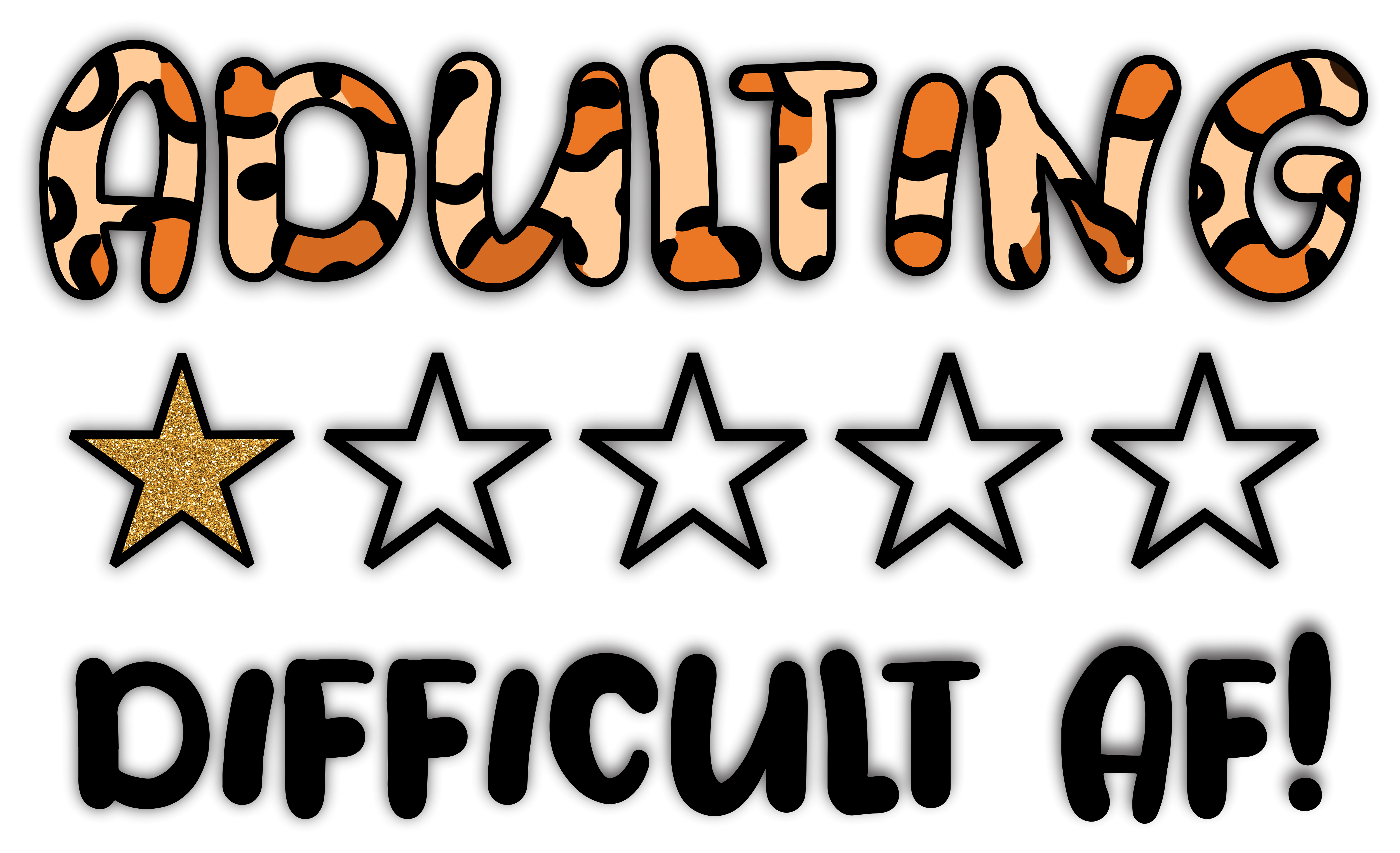 ST-Adulting- Sarcastic Sticker