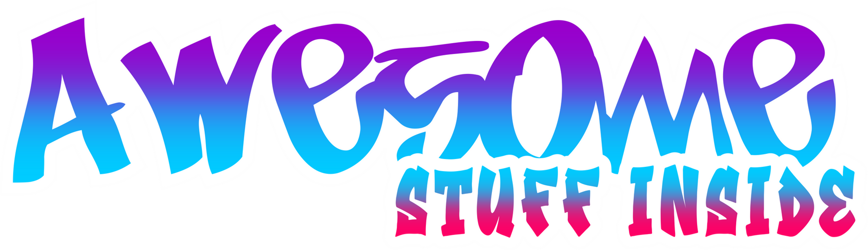 ST-Awesome Stuff- Sticker