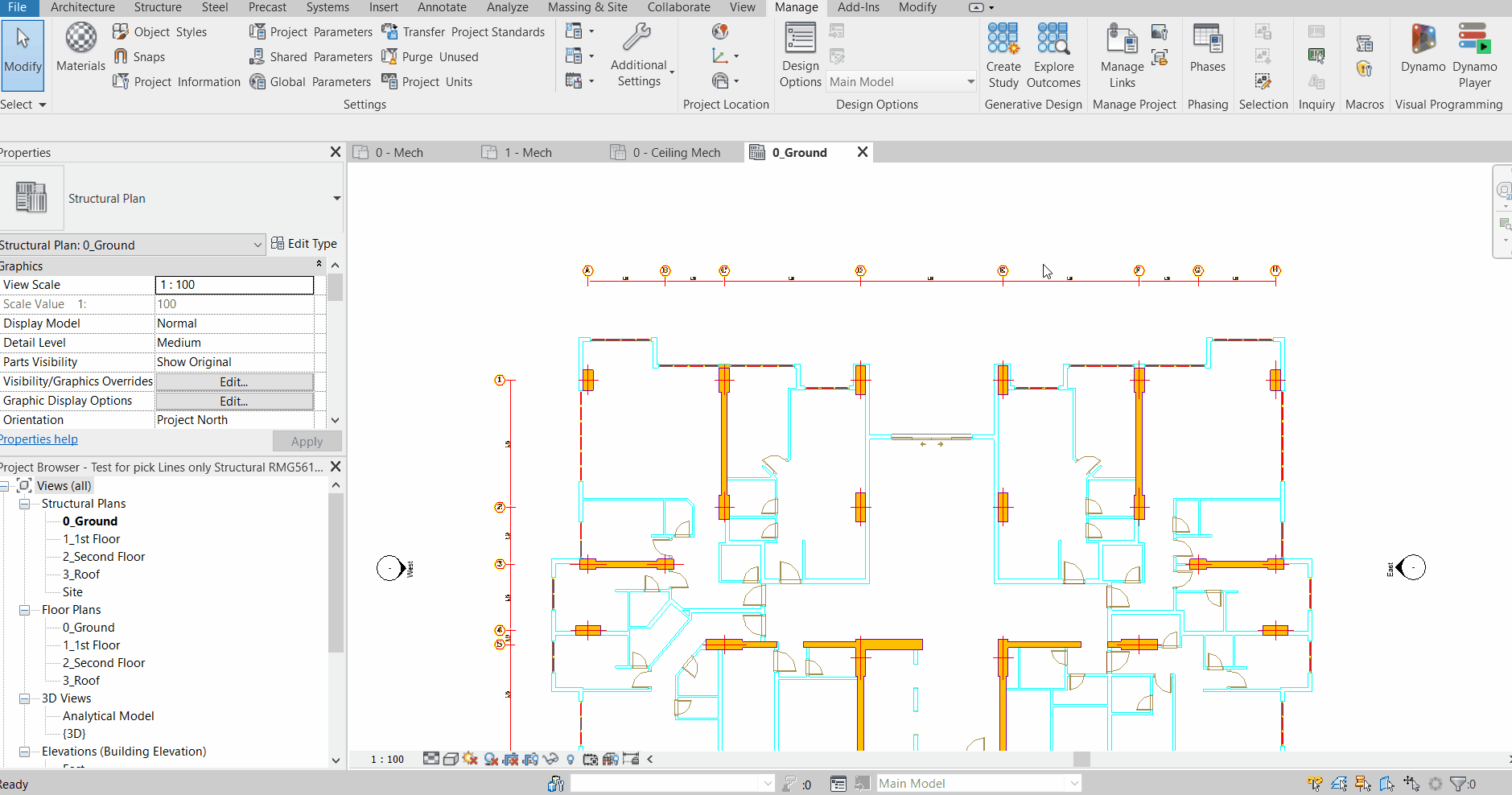 Pick Lines from CAD for Grid Lines.gif