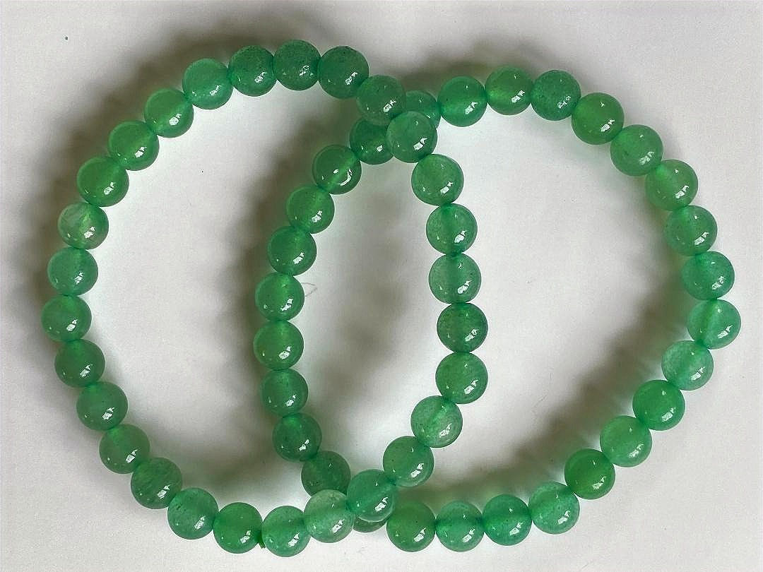 Green Aventurine Bead Bracelet