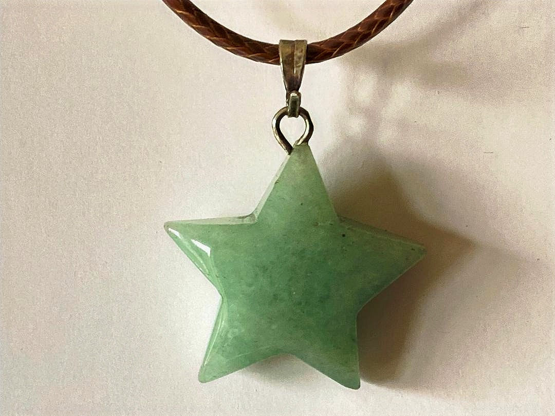 Aventurine Star Pendant