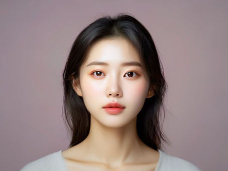 Korean woman with a slim V-line lower face illustrating buccal fat removal in Korea