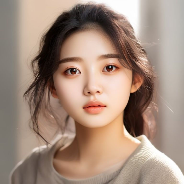 Korean female patient consulting on rhinoplasty graft material options