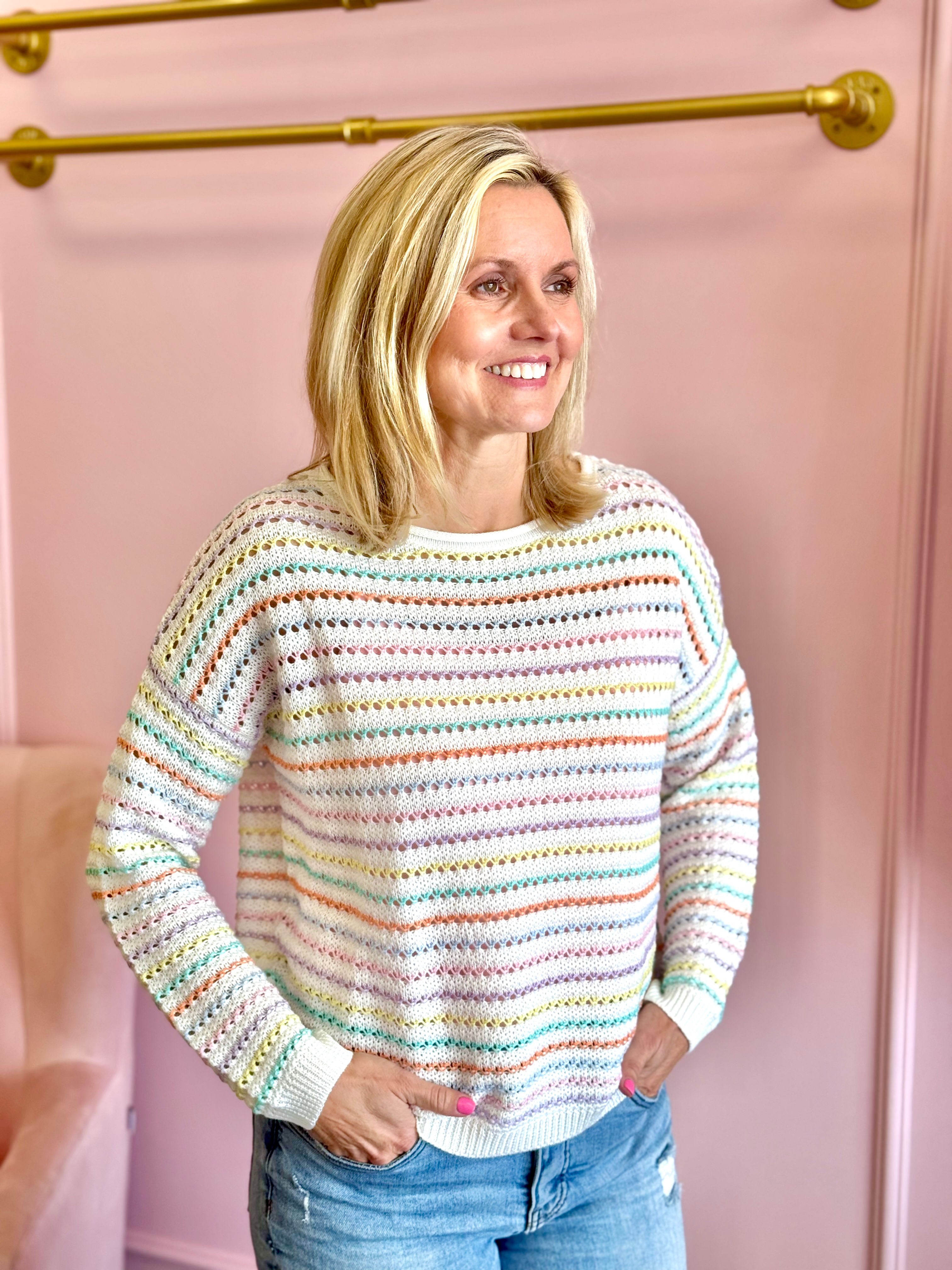 Stripe Stitch Sweater