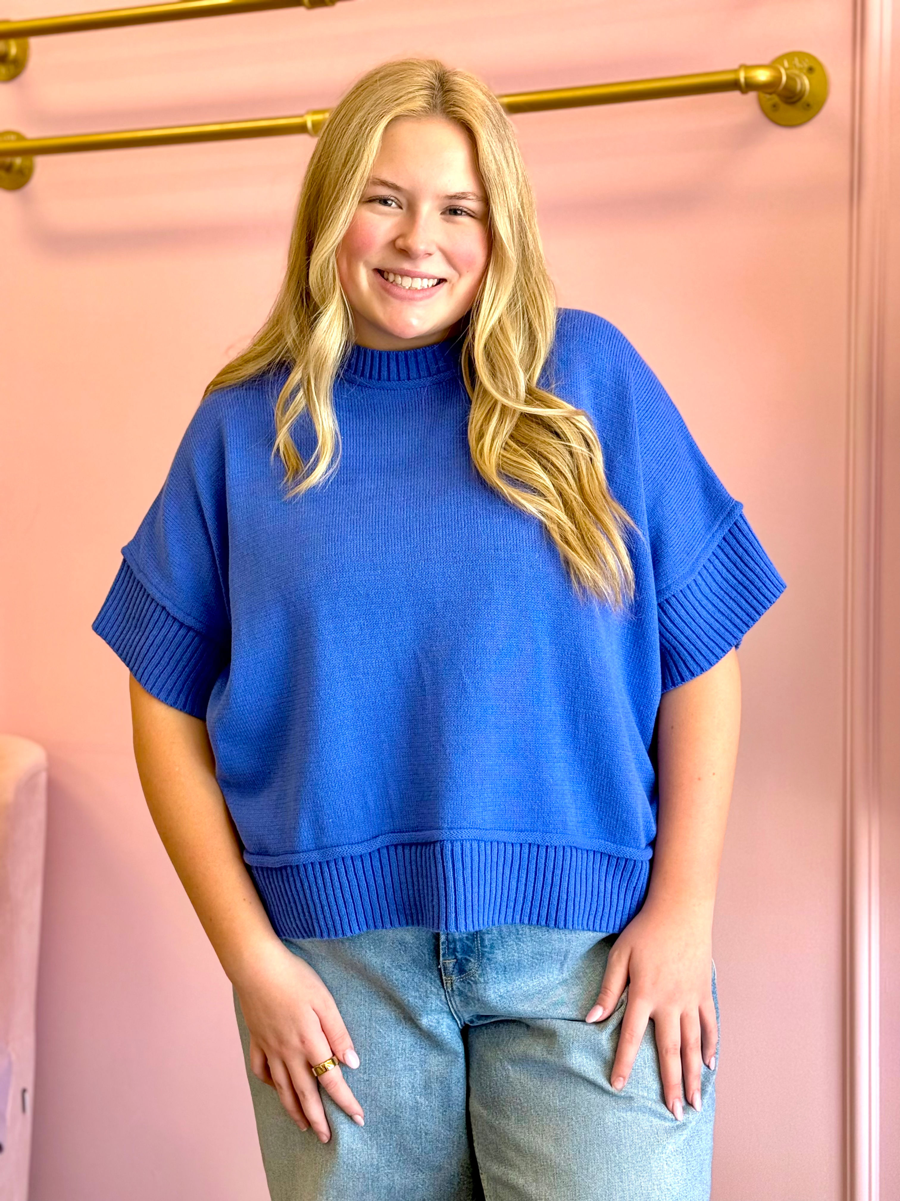 Harper Sweater - Royal