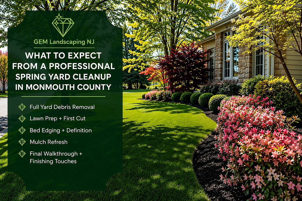 What to Expect from a Professional Spring Yard Cleanup in Monmouth County
