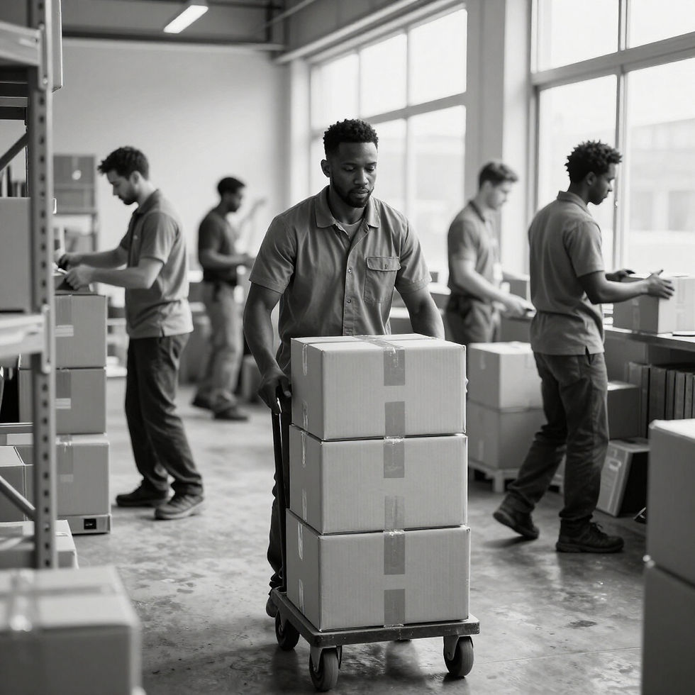 Stable workforce supporting logistics operations