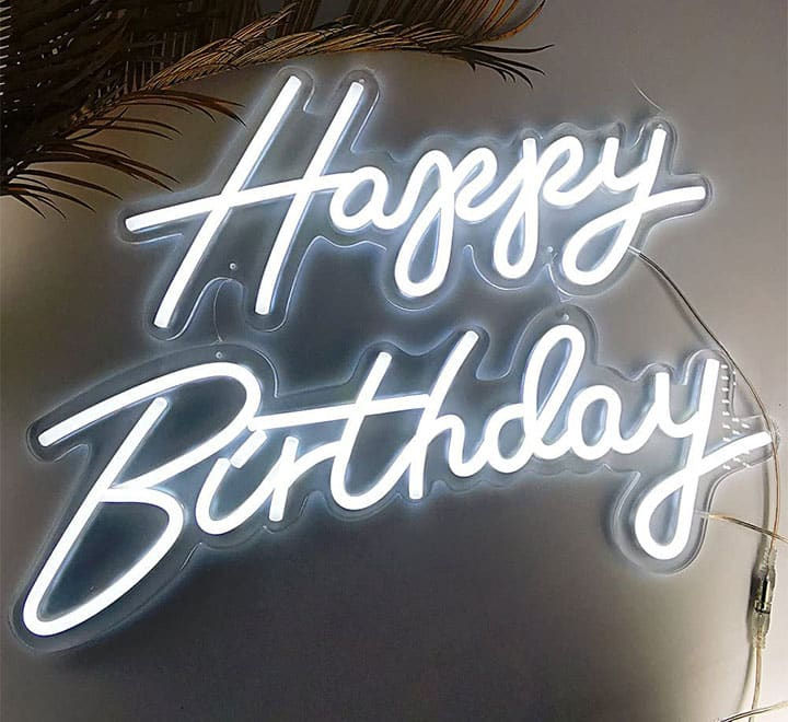 Happy Birthday LED Sign