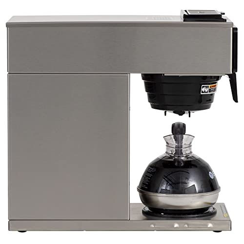 Thumbnail: BUNN 13300.0001 VP17-1SS Pourover Coffee Brewer with 1-Warmer, Stainless Steel,