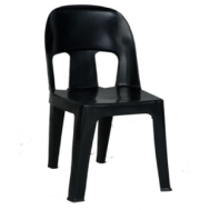 Black Plastic Chair